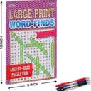 4 x 12-Pack 950+ Sudoku Book, Sudoku Puzzles for Adults, Large WordSearch Puzzle for Adults, Aging Seniors Brain Stimulation Activity Book (Variety Pack Bulk), Paperback - Large 8x10