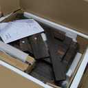 Tatub 20''W White Rustic Nightstands Set of 2, Wooden Bedside Table with Two Storage Drawers, Farmhouse Night Stand Side End Tables for Bedroom