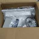 Bathroom Exhaust Fan with Light,9.8 in Panel,6000K 12W Square LED,117CFM 0.7 Sones 4 Inches Duct 115V,Quiet Bathroom Ventilation Exhaust Fan for Shower/Restroom/Office/Home (6000K LED)