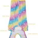 Leekalos Recovery Suit for Dogs After Surgery,Soft Breathable Dog Bodysuit Surgical Recovery Suit,Male Female Dog Neuter Spay Suits Anti Licking Wounds Jumpsuits for Small Medium Large Dogs (Rainbow)