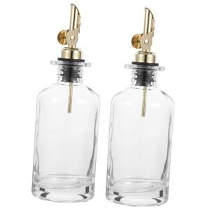 CIYODO Automatic Oil Bottle for Kitchen Sauce Dispenser Glass Syrup Pump Oil Control Nozzle