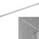 Black Shower Glass Support Bar,Wall-to-Glass Support Arm for 5/16" to 3/8" Thick Glass,  27-47" Shower Screen Support Telescopic Bar,for Fixed Frameless Shower Glass Panel