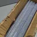 AKTOP Cork Bulletin Board 12x12, 1/2" Thick Felt Cork Board Tiles 6 Pack, Small Square Pin Board for Wall, Self Adhesive Corkboards with 60 Push Pin Wood Clips for School, Home & Office, Grey