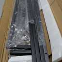 HOOBRO Console Table, 47.2" Narrow Entryway Table, Industrial Sofa Table with Shelf, Entrance Table for Living Room, Hallway, Foyer, Corridor, Office, Metal Frame, Rustic Brown and Black BF20XG01G1