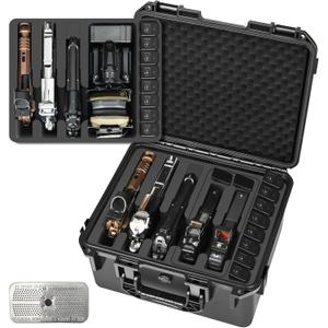 Gun Pistol Case for Mutil Handguns - Holds Multiple Hand Guns Case & Magazines, Pre-cut Waterproof TSA Carrying Case for Pistols, Storage Box for Beretta, for Smith and Wesson, for Glock, for Revolver