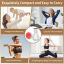 2 x Lymphatic Drainage Massager  Portable Cellulite Massage Tool with 19 Intensity Levels for Relaxing Neck, Legs, Arms & Belly