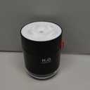 Portable Mini Cool Mist Humidifier, 500ml USB Personal Desktop Humidifier for Baby Bedroom Travel Office Home, Auto Shut-Off, 2 Mist Modes, Super Quiet (Black)