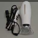 Conair Double Ceramic Travel Dryer with Concentrator & Folding Handle, 1875W Travel Blow Dryer with Smart Voltage Technology, Ionic Conditioning Fights Frizz, 3 Heat & 2 Speed Settings, White