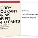 3 x Funny Baby Shower Card for New Mum Dad Friend Him Her, Cute New Baby Arrival Expecting Cards for Women Men, Sarcastic Greeting Card for Mother To Be, Humorous Pregnancy Gifts (076)