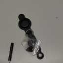 Compact Leather AirTag Key Holder Keychain, Holds up to 4 Keys. [Without AirTag]