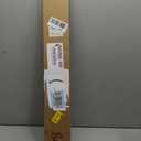 LazBlinds No Tools No Drill 1" Vinyl Mini Blinds, Cordless Blinds for Windows, Light Filtering Horizontal Window Blinds & Shades, 25" W x 48" H, White