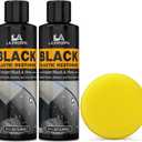 Plastic Restorer Car Trim Restorer,Cars Black Plastic Coating Trim Restore, Shines & Protects Plastic, Vinyl & Rubber Surfaces (8 oz)