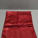 ANECO 4 Pack Satin Table Runner 12 x 108 Inch Long Bright Silk and Smooth Fabric Party Table Runner for Wedding Banquet Party Decoration (Burgundy)