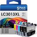 LC3013XL Ink Cartridges Replacement for Brother LC3013 XL LC3011 LC3013BK Printer Ink Work for Brothers MFC-J497DW MFC-J491DW MFC-J895DW MFC-J690DW (BK/C/M/Y, 5Pack)