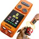 Dog Bark Deterrent Devices,4X Ultrasonic Anti Barking Device,Rechargeable Portable Dog Training Device with 9 Mode & 59ft Range, Indoors Outdoors Dog Behavior Correct - Safe for Human & Dogs