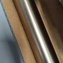 Ivilon Drapery Window Curtain Rod - End Cap Style Design 1 Inch Pole. 48 to 86 Inch Color Warm Gold