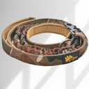 ADITYNA Tactical Bungee Dog Leash 6ft-7.5ft - Shock Absorbing Lead with 2 Padded Handles, Metal Clasp, Car Seatbelt - Heavy Duty No Pull for Medium, Large & XL Breeds