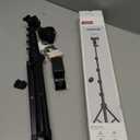 64 Tripod for Cell Phone & Camera, Phone Tripod with Remote and Phone Holder, Sturdy & Stable Height Adjustable Multi-Angle Shot Selfie Stick Tripod for Video Recording