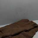 Douceur Brown Throw Blanket for Couch, Soft Chunky Cable Knit Throw Blanket, Classic Fisherman's Rib Stitch Pattern Throw for Living Room Gift, 56"x132"