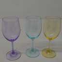 Oneida Bottoms Up Wine Glasses, Set of 3, 3 Count, Multi