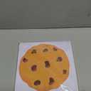 16 Pcs Large Cookie Decals Stickers Chocolate Milk and Cookies Birthday Baby Shower Decoration Stickers 7" Wide Removable Sidewalk Floor Decal for Kids Birthday Party Supplies