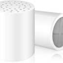 FEELSO 2 Pack 15 Stages Replacement Filters for Hard Water Remove Chlorine and Harmful Substances