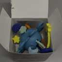 Little Rawr Silicone Baby Sensory Montessori Toys & Pull String Toys for 18 M+, Toddler Birthday Gift Car Seat Airplane Travel for 1 2 Year Old Boy Girl Infant 18 Months Old (Blue)