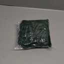 UGASA Christmas Lumbar Throw Pillow Cover 12x24 Inch Set of 1 Super Soft Faux Fur Decorative Pillow Case Plush Flannel Texture Accent Rectangle Pillowcase for Sofa Couch Living Room Chair, Dark Green