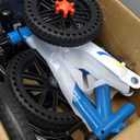 Knee Scooter, All Terrain Foldable Knee Scooter Walker, Disc Brake Knee Walker for Foot Injuries Compact Crutches Alternative, Blue