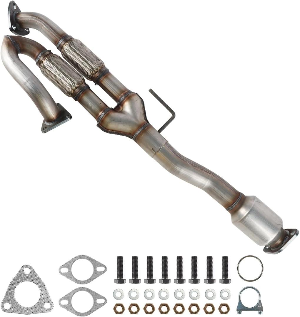 Flex Y Pipe Catalytic Converter Compatible with Nissan Maxima 2009-2014 3.5L V6, Platinum, S, SL, SR, SV, Advance, Exclusive Models