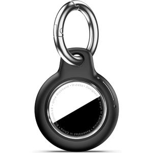 Compatiable with Apple AirTags Holder, Waterproof for AirTags Holder Keychain, Anti-Scratch & Shock Air TagHolder Case,Men's Women's Keyrings & Keychains, Cover for Dog,Car Key,Luggage -Black