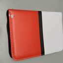 4 Pocket Card Binder with Zipper, Holds 400 Cards, PU Trading Card Album with 5 Hard Plastic Sleeves,Double-Sided Design. Great for Game Cards and sport card