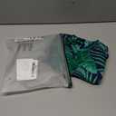 SOLY HUX Women's Tropical Print Cami Top V Neck Spaghetti Strap Summer Vacation Tops Camisole (Green Leaf) XL