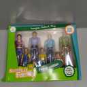 Beverly Hills Doll Collection Sweet Lil Family Friends Figures - New Addition Set of 9 Dollhouse People - Grandma, Grandpa, Mom, Dad, Sister, Brother, Toddler, Baby and Dog