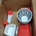 Cheese Grater with Handle, Multifunctional Manual Rotary Cheese Grater - Cheese Shredder Easily Chop Carrots, Potatoes, Vegetables and Fruits and Easy to Clean(red)