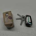 Car Key Playset, Remote Car Key Toy with Light and Sounds, Pretend Play Keys with Cards for Boys and Girls, Travel Toys for Toddlers, Babies (Black)