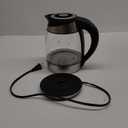 Chefman Electric Kettle with Temperature Control, 5 Presets LED Indicator Lights, Removable Tea Infuser, Glass Tea Kettle & Hot Water Boiler, 360 Swivel Base, BPA Free, Stainless Steel, 1.8 Liters