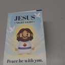 Caaaat Jesus Night Light for Kids, Cross Charm Light-Up Feature
