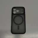 TOCOL for iPhone 17 Pro Case, Compatible with Magsafe, Full Camera Protection, Built-in Magnetic Ring, Drop Protection, Translucent Matte Phone Case for iPhone 17 Pro 6.3 inch (Black)