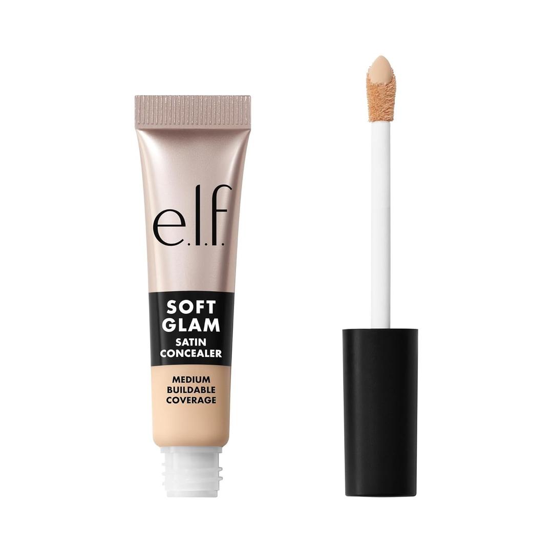 e.l.f. Soft Glam Satin Concealer, Medium Coverage For Blemishes & Under-Eye, Crease-Resistant, Long Lasting, Vegan & Cruelty-Free, 13 Fair Neutral (0.21 Fl Oz (Pack of 1))