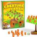 Creature Crash by Relatable, The Capybara Balancing Game, Great Kids Games and Family Game Night Essentials, Includes 49 Capybaras, 1 Balancing Board, 1 Pillar Base, 1 Die, and Instructions