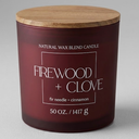 Firewood + Clove Candle