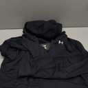 Under Armour womens Rival Fleece Cropped Full Zip (Small, (001) Black / / White)