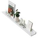 HOMWOO 36 Inche Floating Shelf Oak Picture Ledge Shelf Wall Mounted Display Storage Shelf Long Wall Shelves for Bedroom, Living Room, Bathroom, Kitchen, Nursery, Office, White