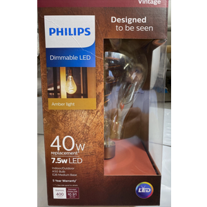 PHILIPS Dimmable LED 40W Amber Light