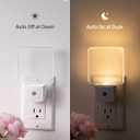 DEWENWILS Night Lights Plug into Wall, LED Night Lights for Kids, Dusk to Dawn Sensor, 3000K Warm Nightlight for Nursery Room, Bathroom, Hallway, Kitchen, Frosted Acrylic Shade, 4 Pack