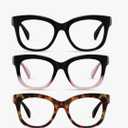 Reading Glasses for Women - Oprah Blue Light Reading Glasses with Spring Hinge, Anti-Glare/Eyestrain Computer Readers