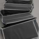 Over the Door Organizers Storage - 6 Shelf Hanging Storage shelves Door Organizer with Pockets, Anti Tilt 44 lb Load Behind Door Organizer for Bedroom,Nursery,Bathroom,Kitchen,Dorm,Shoe - 1 Pack,Grey