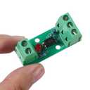 PC817 1 Channel Optocoupler Isolation Module 1CH Optocoupler PC817 3-5V 12V 24V Photoelectric Isolator PNP NPN Signal Converter Rail Holder PLC Drive Motor Board