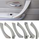 Compatible with BMW 3 Series E90 E91 2006-2012 Door Handle | 6PCS Interior Passenger Side Left+Right Door Pull Handles Replacement Assembly Set For BMW 323i 325i 328i 328xi 330i 335i